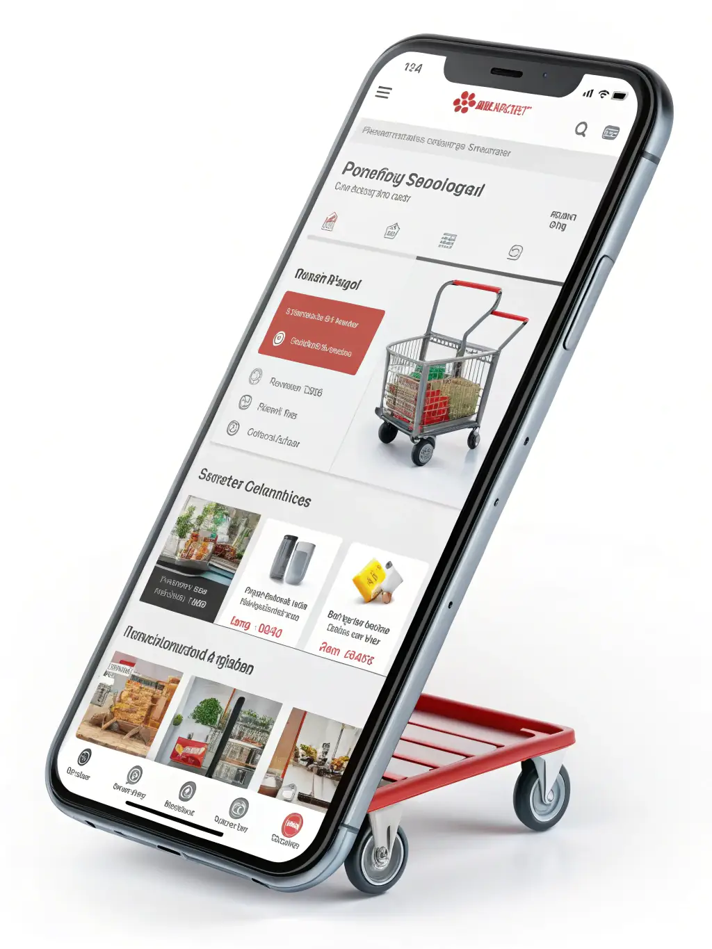 A mobile phone displaying a perfectly optimized website, highlighting its responsiveness and mobile-friendly design.