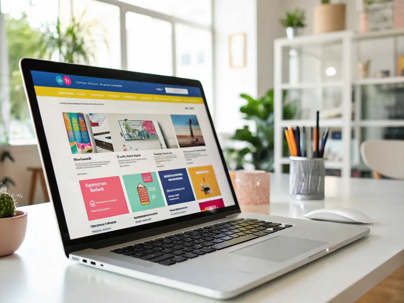 A visually appealing e-commerce website showcasing various products with clear call-to-action buttons and a user-friendly shopping cart.